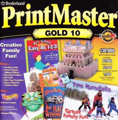 PrintMaster 10 Gold [6CD]