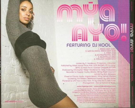 Mya: Ayo! Promo w/ Artwork