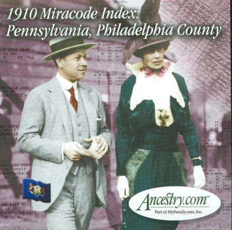 Ancestry: 1910 Miracode Index: Pennsylvania, Philadelphia County