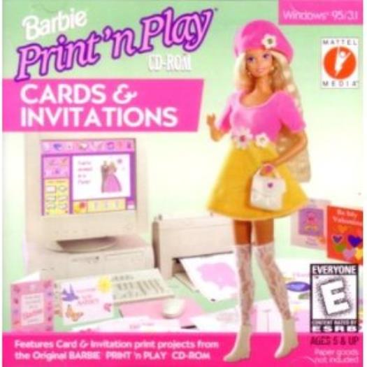 Barbie: Print 'n Play: Cards & Invitations