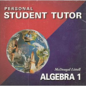 McDougal Littell Algebra: Personal Student Tutor 1