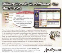 Ancestry: Military Records: Revolutionary War Muster Rolls