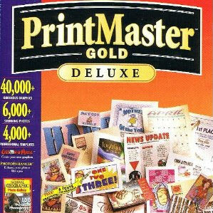 PrintMaster 4 (2CD) Gold Deluxe