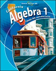 Glencoe California Algebra: AssignmentWorks 1