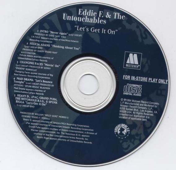 Eddie F. & The Untouchables: Let's Get It On In-Store Play Only