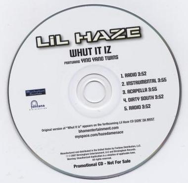 Lil Haze: Whut It Iz Promo
