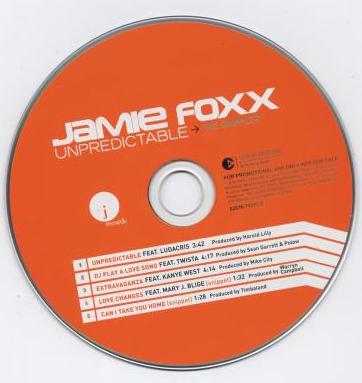 Jamie Foxx: Unpredictable The Sampler Promo