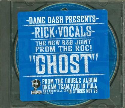 Rick Vocals: Ghost 3-Track Promo w/ Hype Sticker - NeverDieMedia