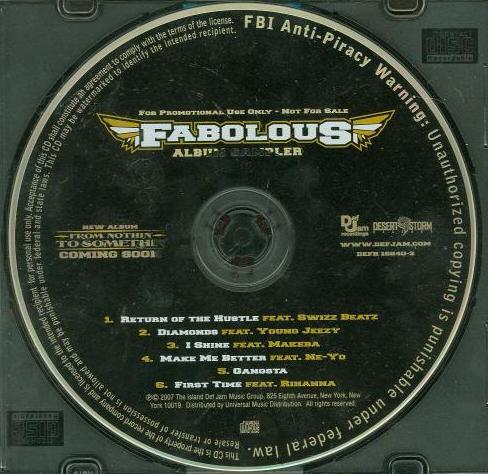 Fabolous: From Nothin' To Somethin' Album Sampler Promo
