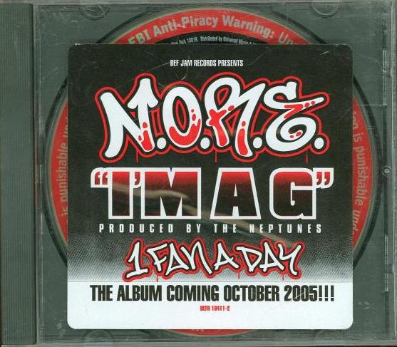 N.O.R.E.: I’m A G 3-Track Promo w/ Hype Sticker - NeverDieMedia