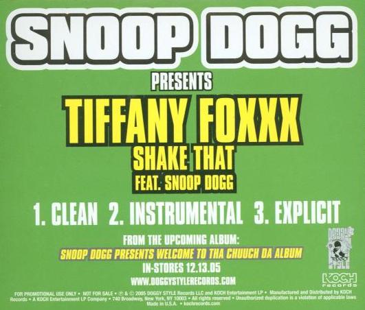 Snoop Dogg Presents Tiffany Foxxx: Shake That Promo