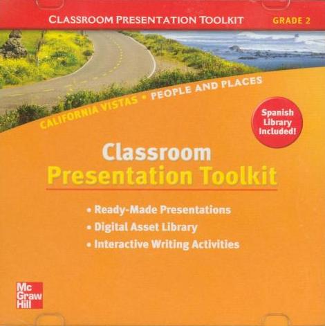 McGraw-Hill California Vistas: People & Places: Classroom Presentation Toolkit Grade 2 - NeverDieMedia