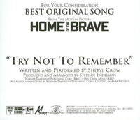 For Your Consideration: Home Of The Brave: Best Original Song: Try Not To Remember Promo w/ Artwork