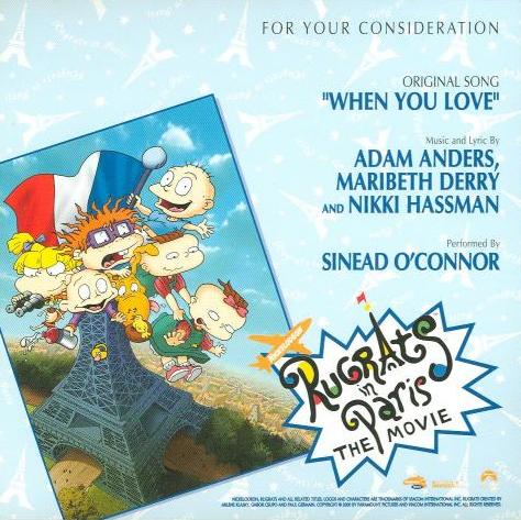 For Your Consideration: Rugrats In Paris: The Movie: Original Song: When You Love Promo w/ Artwork