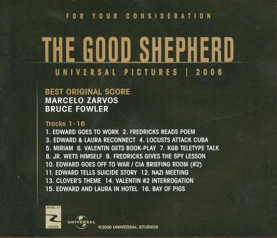 For Your Consideration: The Good Shepherd: Best Original Score Promo