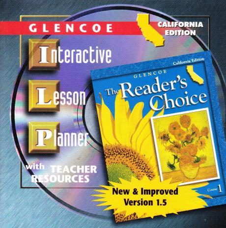 Glencoe The Reader's Choice: Interactive Lesson Planner Course 1