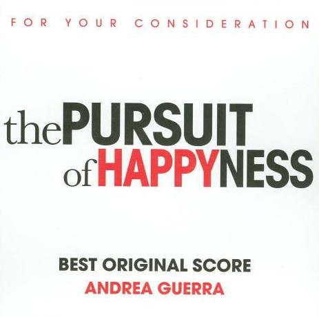 For Your Consideration: The Pursuit Of Happyness: Best Original Score Promo w/ Artwork
