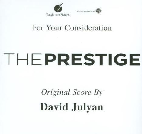 For Your Consideration: The Prestige: Original Score Promo w/ Artwork