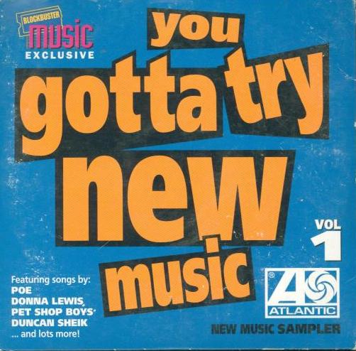Blockbuster New Music Sampler Vol. 1 Promo w/ Artwork