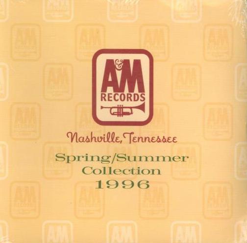 A&M Records: Nashville, Tennessee Spring/Summer Collection 1996 Promo w/ Artwork