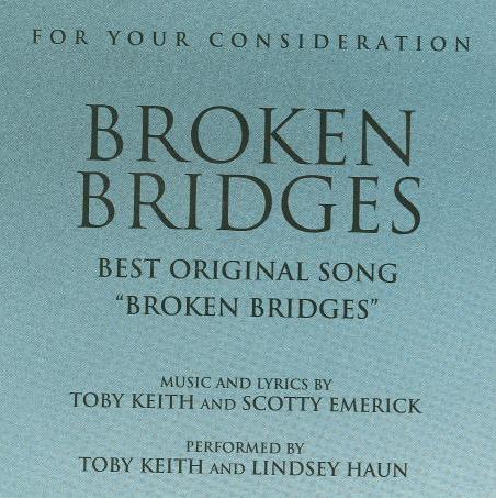 For Your Consideration: Broken Bridges: Best Original Song Promo w/ Artwork