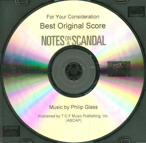 For Your Consideration: Notes On A Scandal: Best Original Score Promo