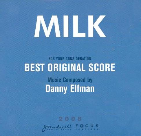 For Your Consideration: Milk: Best Original Score Promo w/ Artwork