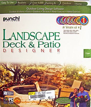 Punch Landscape Deck & Patio Designer 12 w/ Guide