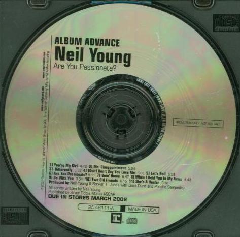 Neil Young: Are You Passionate? Advance Promo