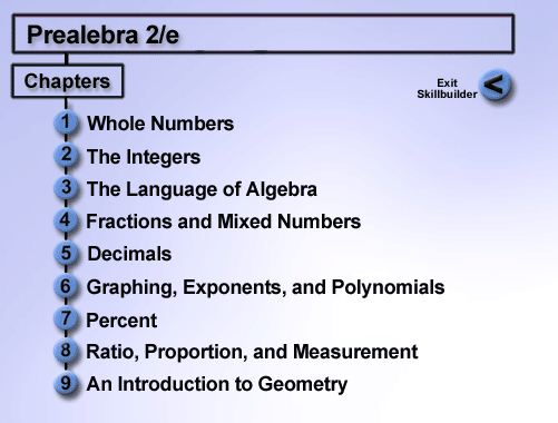 Tussy/Gustafson's Prealgebra: Interactive Video Skillbuilder 2nd