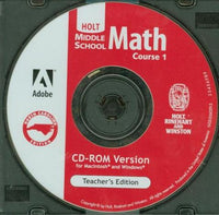 Holt Middle School Math North Carolina Teacher's CD-ROM