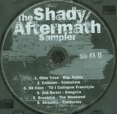 The Shady Aftermath Sampler 6-Track Promo w/ No Artwork