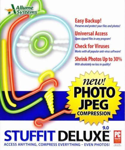 StuffIt 9.0 Deluxe w/ Manual