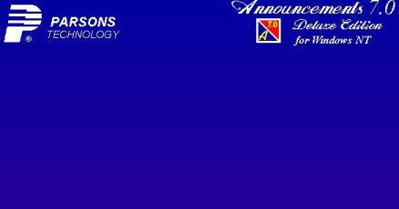 Announcements 7.0 Deluxe