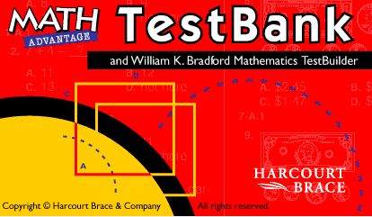 Harcourt Math Advantage: TestBank Grades 6-8