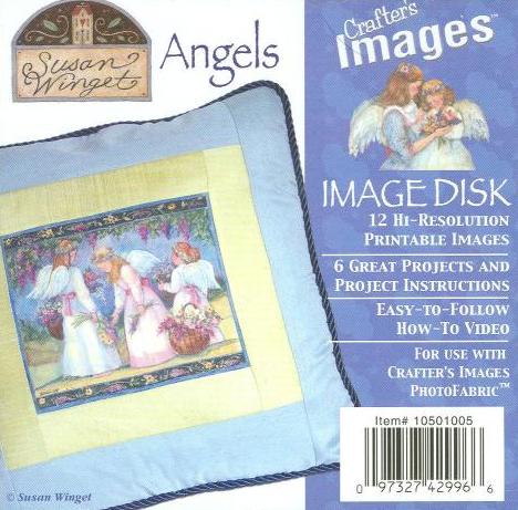 Crafter's Images: Susan Winget: Angels Image Disk