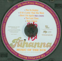 Rihanna: Music Of The Sun Exclusive Album Sampler Promo w/ Artwork