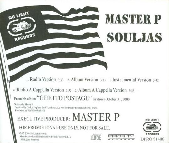 Master P: Souljas Promo