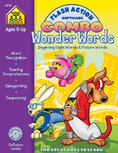 School Zone: Flash Action Wonder Words