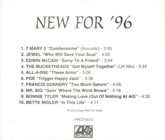 New For '96 Promo