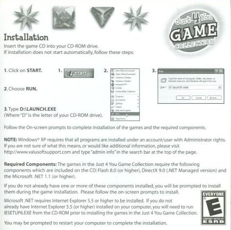 Just 4 You Game Collection