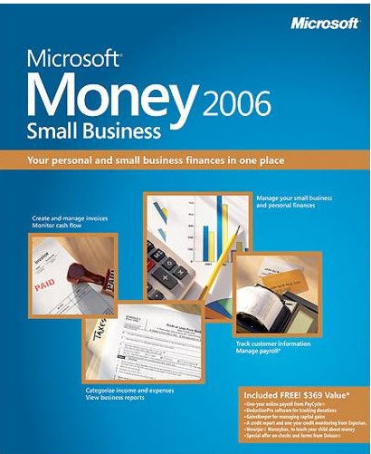 Microsoft Money 2006 Small Business w/ Manual