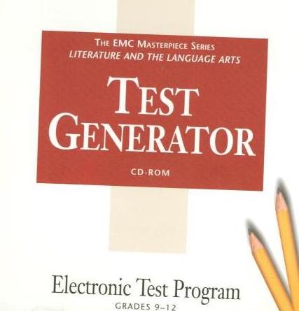 Literature And The Language Arts: Test Generator: Electronic Test Program Grades 9-12