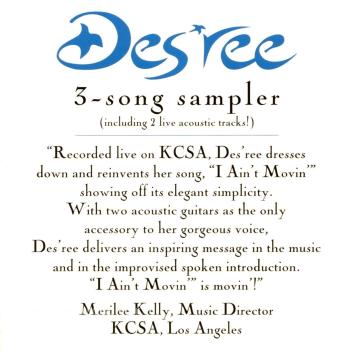Des'ree: 3-Song Sampler Promo w/ Artwork