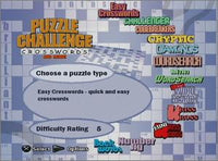 Puzzle Challenge: Crosswords And More! w/ Manual