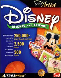 Print Artist: Disney Mickey and Friends