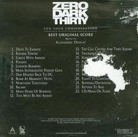 For Your Consideration: Zero Dark Thirty: Best Original Score Promo w/ Artwork