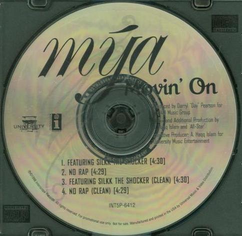 Mya: Movin' On 4-Track Promo w/ No Artwork - NeverDieMedia