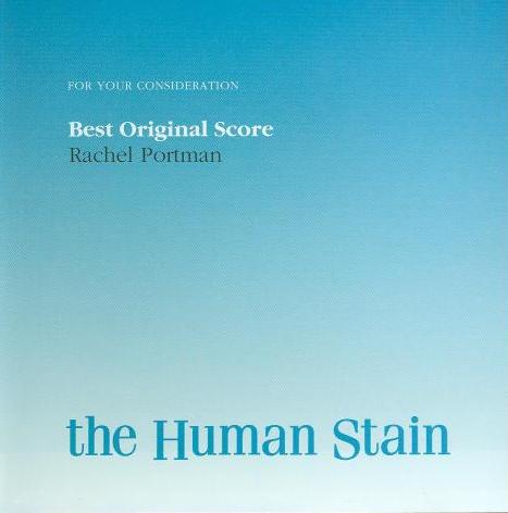 For Your Consideration: The Human Stain: Best Original Score Promo w/ Artwork