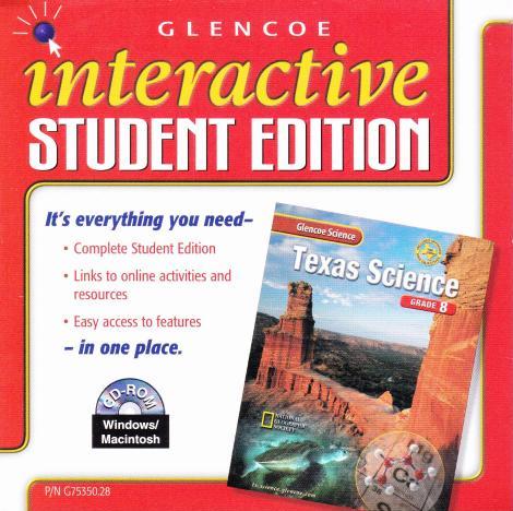 Glencoe Science: Interactive Student Edition Grade 8 Texas